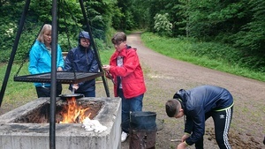 Waldtag 6a - Feuerküche Waldtag 6a - Feuerküche