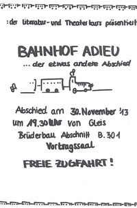 Bahnhof Adieu Bahnhof Adieu