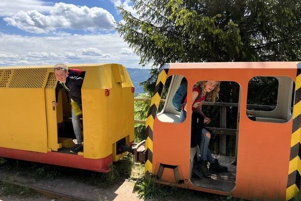 Schauinsland-Exkursion: Vor dem Museumsbergwerk