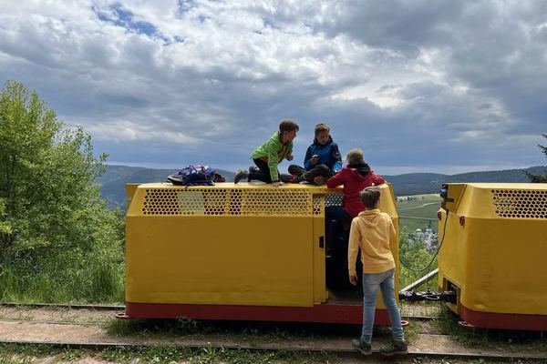 Schauinsland-Exkursion: Vor dem Museumsbergwerk