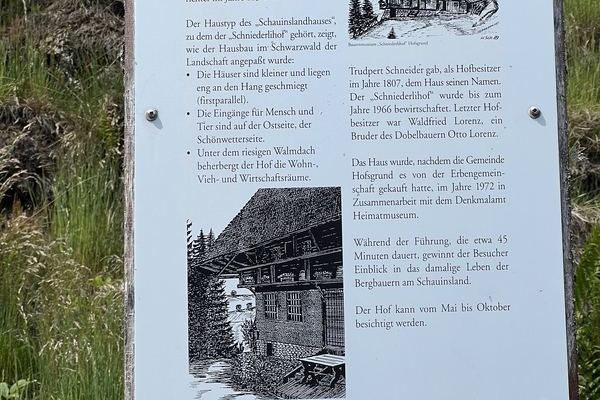Schauinsland-Exkursion: Schniederlihof