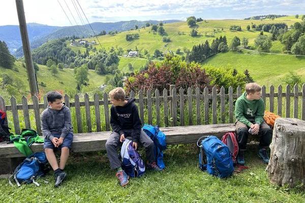 Schauinsland-Exkursion: Vor dem Schniederlihof