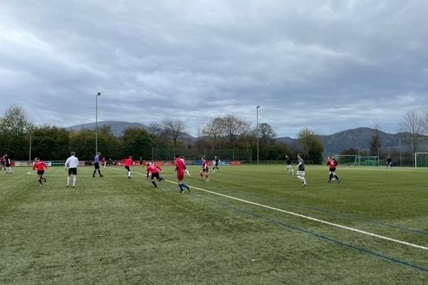 Fuballspiel der beiden Sportleistungskurse der Kursstufe 1 und 2