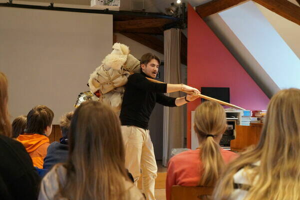 Besuch eines rmischen Legionrs (Foto: Theo Behrends)