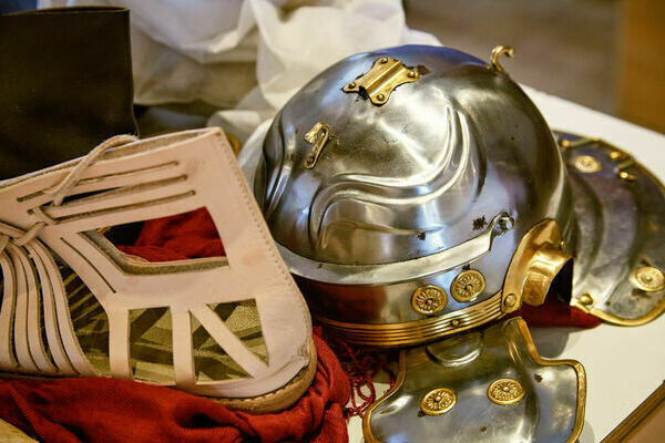 Besuch eines rmischen Legionrs (Foto: Frank Duffner)