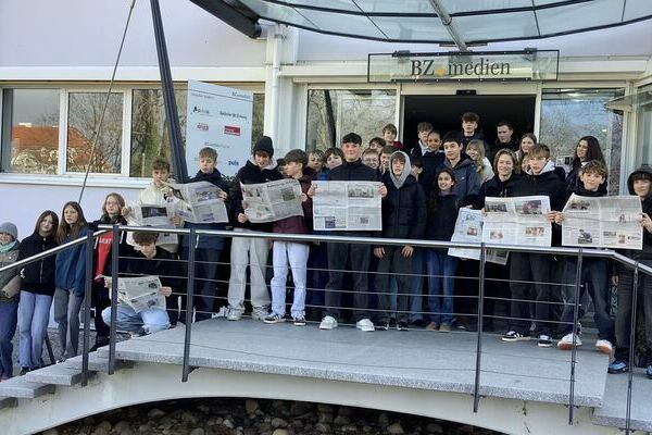 Zischup-Projekt - 8a und 8b schreiben im Auftrag der Badischen Zeitung